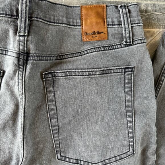 Goodfellow & Co Gray Slim Jeans with Distressed Details | 30x32 - Picture 6 of 7